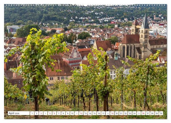 Produktbild: Deutschlands sch&ouml;nste Altst&auml;dte - Baden-W&uuml;rttemberg (hochwertiger Premium Wandkalender 2026 DIN A2 quer), Kunstdruck in Hochglanz