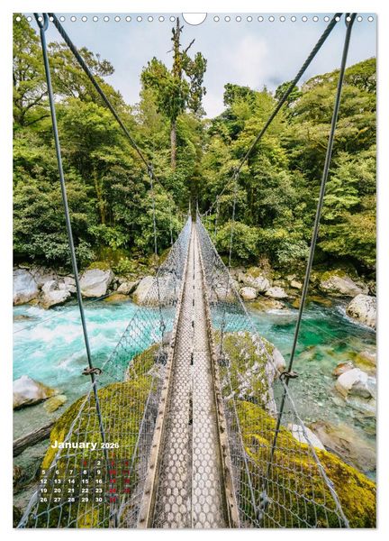 Produktbild: Discover New Zealand (Wall Calendar 2026 DIN A3 portrait), CALVENDO 12 Month Wall Calendar