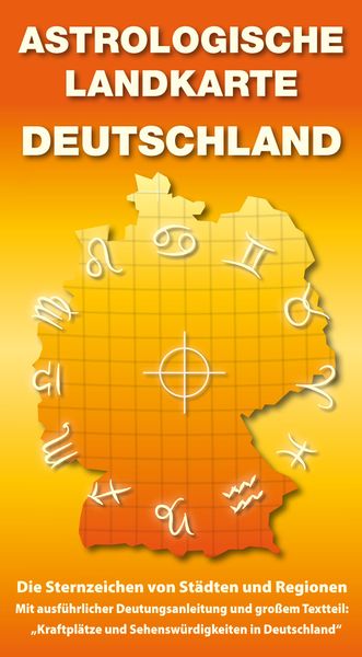 Produktbild: Astrologische Landkarte Deutschland