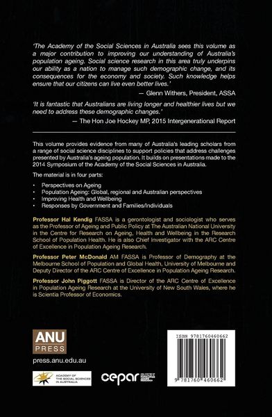Produktbild: Population Ageing and Australia's Future