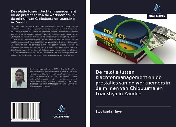 Produktbild: De relatie tussen klachtenmanagement en de prestaties van de werknemers in de mijnen van Chibuluma en Luanshya in Zambia