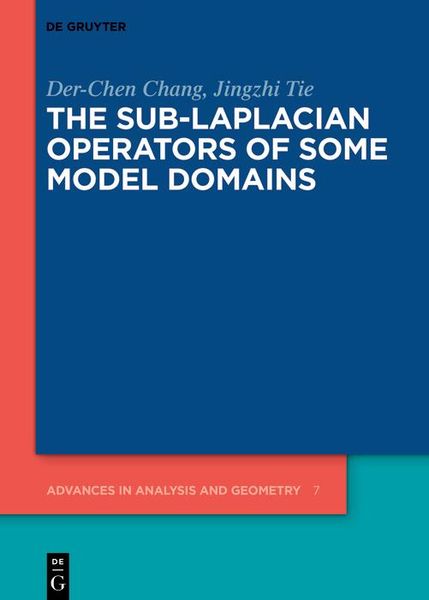 Produktbild: The Sub-Laplacian Operators of Some Model Domains
