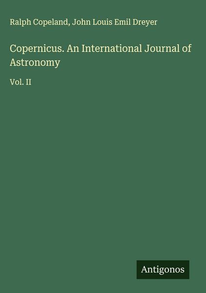 Produktbild: Copernicus. An International Journal of Astronomy