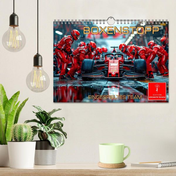 Produktbild: Boxenstopp - eingespieltes Team (Wandkalender 2026 DIN A4 quer), CALVENDO Monatskalender