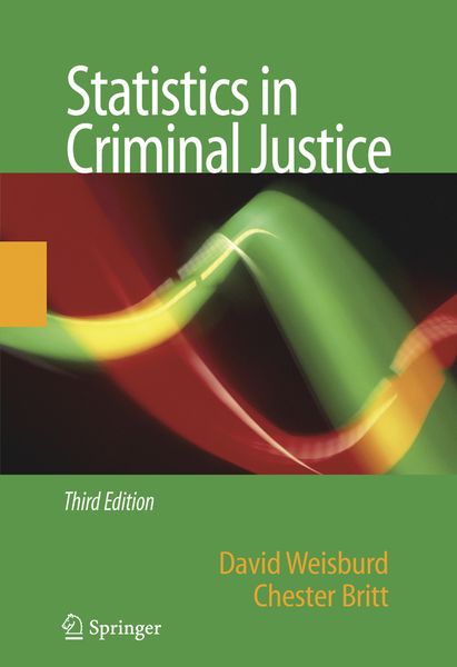 Produktbild: Statistics in Criminal Justice