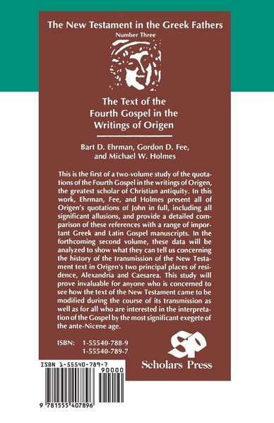 Produktbild: The Text of the Fourth Gospel in the Writings of Origen
