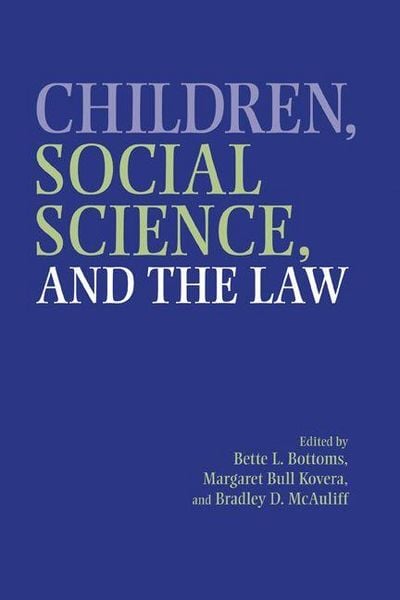 Produktbild: Children, Social Science, and the Law