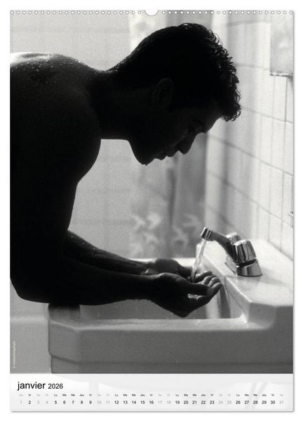 Produktbild: contrastes hommes (Calendrier mural 2026 DIN A2 horizontal) calendrier de bureau