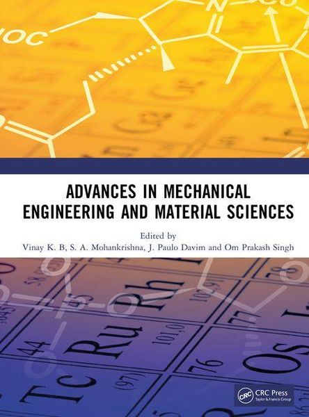 Produktbild: Advances in Mechanical Engineering and Material Sciences
