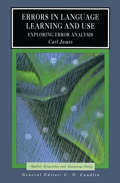 Produktbild: Errors in Language Learning and Use