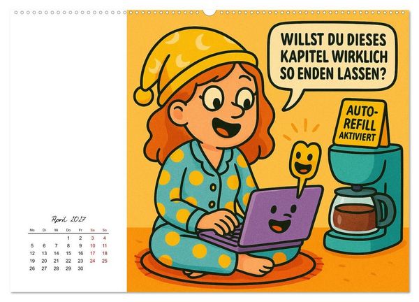 Produktbild: Job-Chaos total - voll Panne, voll verpeilt (hochwertiger Premium Wandkalender 2027 DIN A2 quer), Kunstdruck in Hochglanz