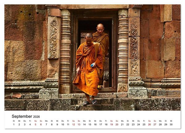Produktbild: Sehnsuchtsland Thailand (Wandkalender 2026 DIN A2 quer), CALVENDO Monatskalender