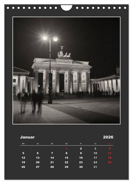 Produktbild: Berlin - Portrait einer Stadt (Wandkalender 2026 DIN A4 hoch), CALVENDO Monatskalender