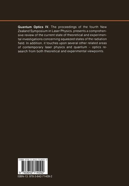 Produktbild: Quantum Optics IV