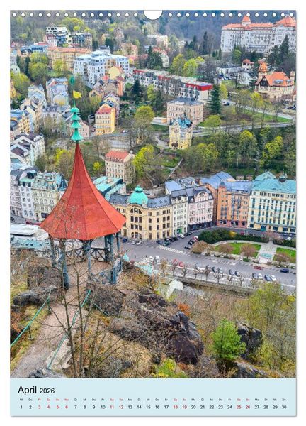Produktbild: Spaziergang durch Karlovy Vary (Wandkalender 2026 DIN A3 hoch), CALVENDO Monatskalender