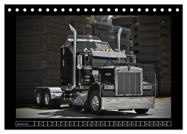 Produktbild: Kenworth W900 PHOTOART (Tischkalender 2026 DIN A5 quer), CALVENDO Monatskalender