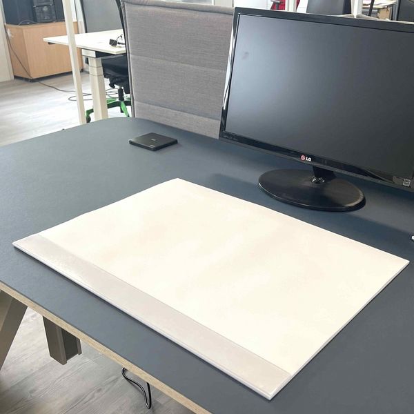 Produktbild: Scriptum Schreibtischunterlage weiss DIN A2 blanko, Malunterlage aus Papier zum Abrei&szlig;en 2er Set mit je 25 Blatt, 59,4 x 42 cm