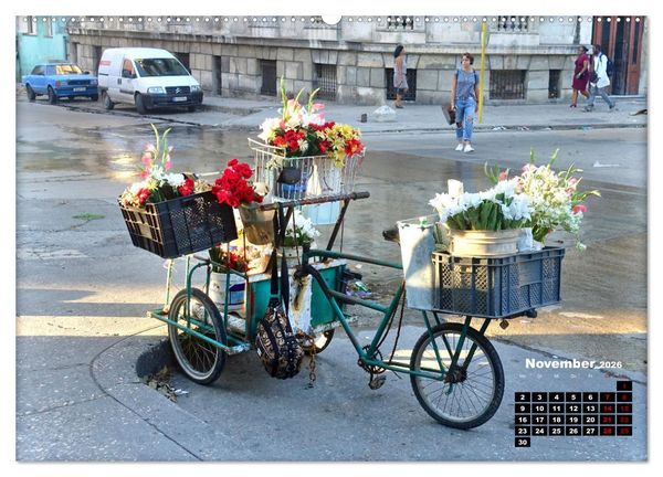 Produktbild: Fahrrad-H&auml;ndler - Handel und Wandel in Havanna (hochwertiger Premium Wandkalender 2026 DIN A2 quer), Kunstdruck in Hochglanz
