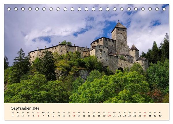 Produktbild: S&uuml;dtirol - Zwischen Ortler und Dolomiten (Tischkalender 2026 DIN A5 quer), CALVENDO Monatskalender