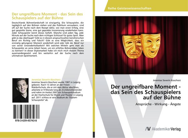 Produktbild: Der ungreifbare Moment - das Sein des Schauspielers auf der B&uuml;hne