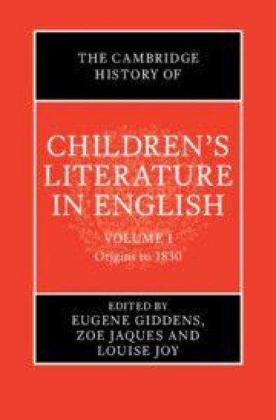 Produktbild: The Cambridge History of Children's Literature in English: Volume 1