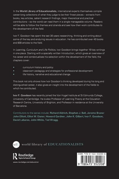 Produktbild: Learning, Curriculum and Life Politics