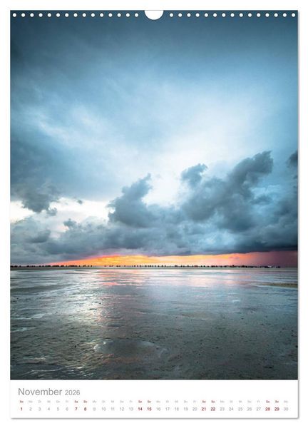Produktbild: Amrum - Das Gesicht der Nordsee (Wandkalender 2026 DIN A3 hoch), CALVENDO Monatskalender