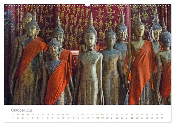 Produktbild: Geheimnisvolles Indochina Kambodscha, Laos, Vietnam (hochwertiger Premium Wandkalender 2026 DIN A2 quer), Kunstdruck in Hochglanz