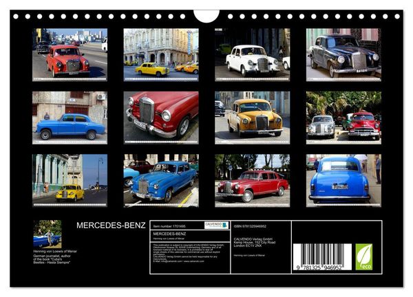 Produktbild: Loewis of Menar, H: MERCEDES-BENZ (Wall Calendar 2025 DIN A4