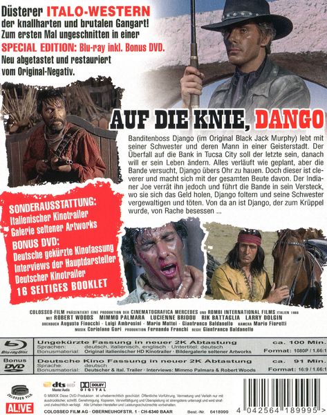 Produktbild: Auf die Knie Django (inkl. Bonus-DVD + Schuber)