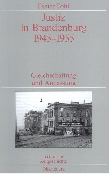 Produktbild: Justiz in Brandenburg 1945-1955
