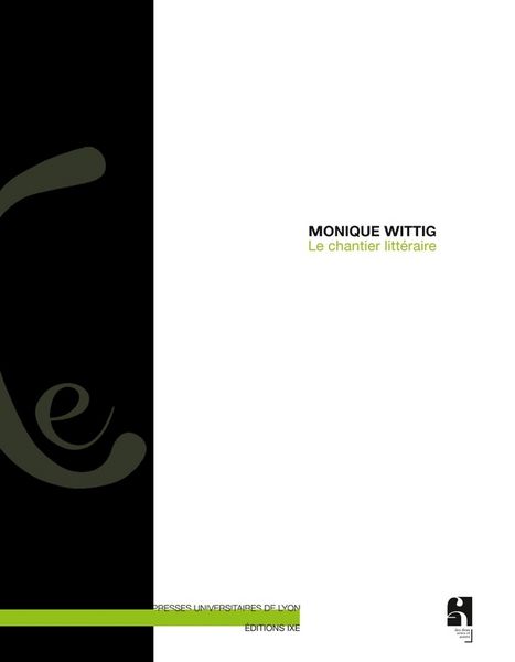 Produktbild: Le Chantier Litteraire