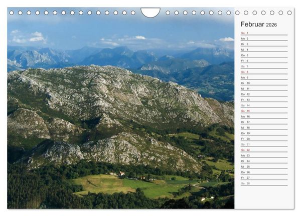 Produktbild: Der Nordwesten Spaniens (Wandkalender 2026 DIN A4 quer), CALVENDO Monatskalender