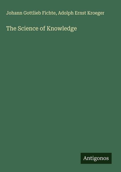 Produktbild: The Science of Knowledge