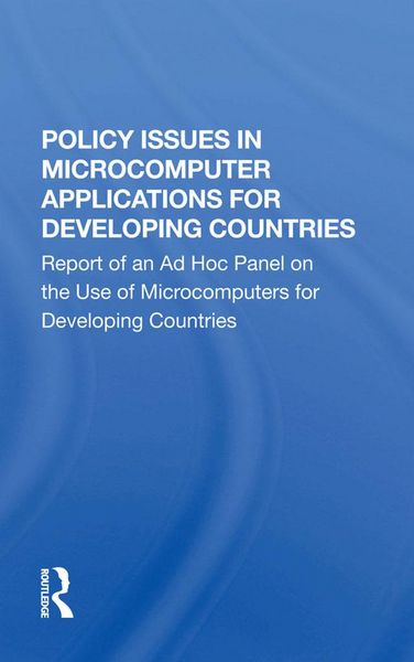 Produktbild: Policy Issues In Microcomputer Applications For Developing Countries