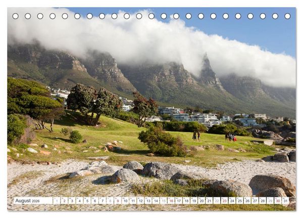 Produktbild: S&uuml;dafrika - Kapstadt (Tischkalender 2026 DIN A5 quer), CALVENDO Monatskalender
