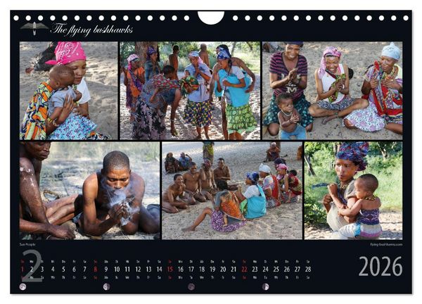Produktbild: Botswana Blickwinkel 2026 (Wandkalender 2026 DIN A4 quer), CALVENDO Monatskalender