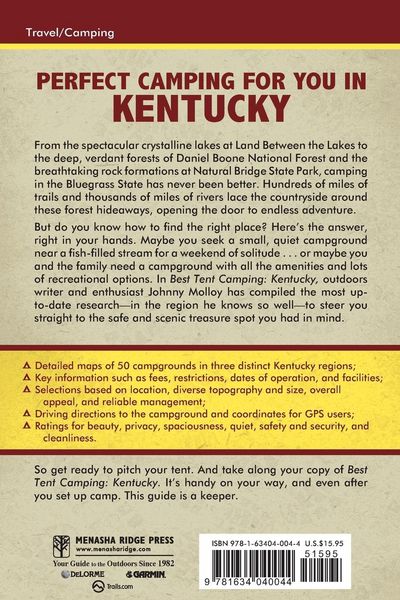 Produktbild: Best Tent Camping: Kentucky