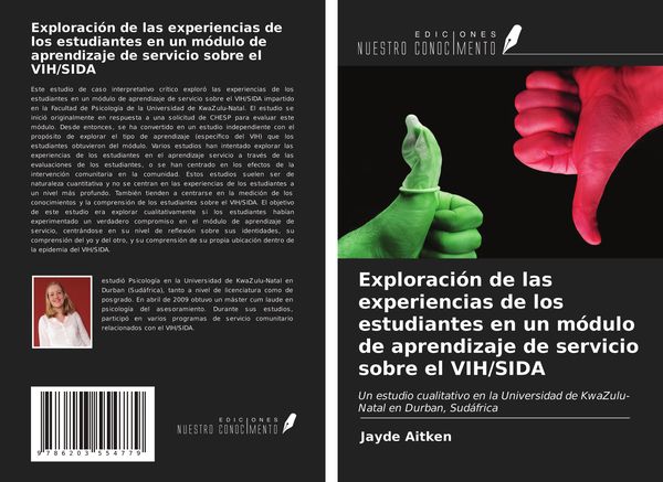 Produktbild: Exploraci&oacute;n de las experiencias de los estudiantes en un m&oacute;dulo de aprendizaje de servicio sobre el VIH/SIDA