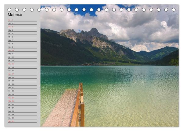Produktbild: Tannheimer Tal (Tischkalender 2026 DIN A5 quer), CALVENDO Monatskalender