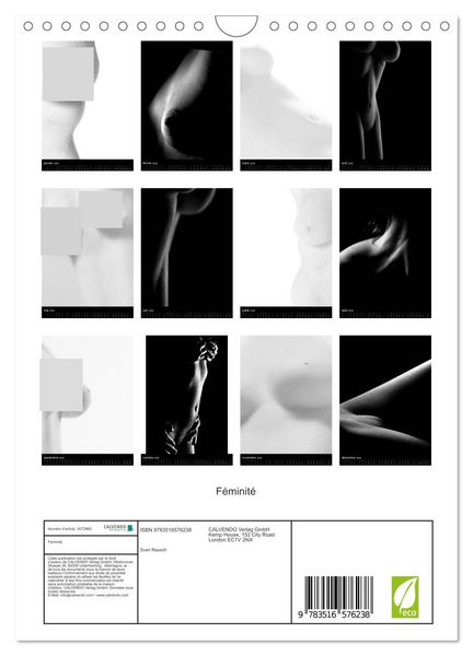 Produktbild: F&eacute;minit&eacute; (Calendrier mural 2026 DIN A4 horizontal), CALVENDO calendrier mensuel