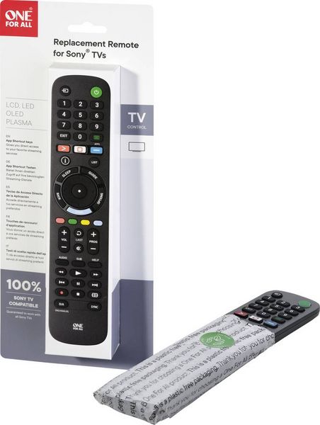 Produktbild: One For All Sony 2.0 Sony Fernbedienung Schwarz