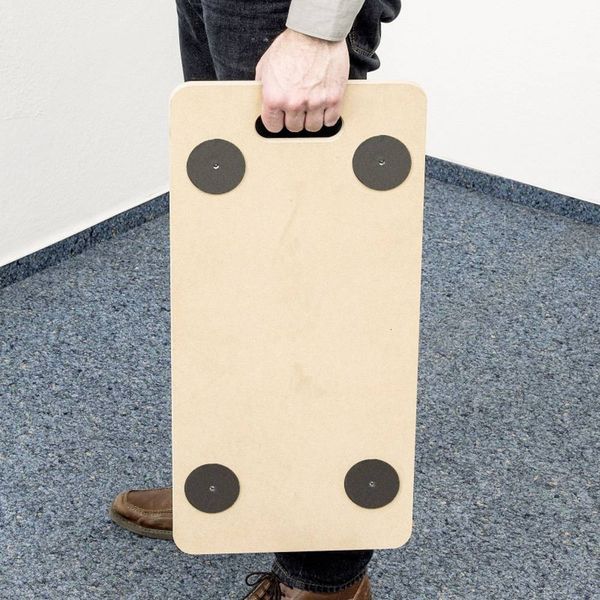 Meister Werkzeuge 0820040 Transportroller MDF Traglast (max.): 200 kg 110 mm Anzahl Lenkrollen 4