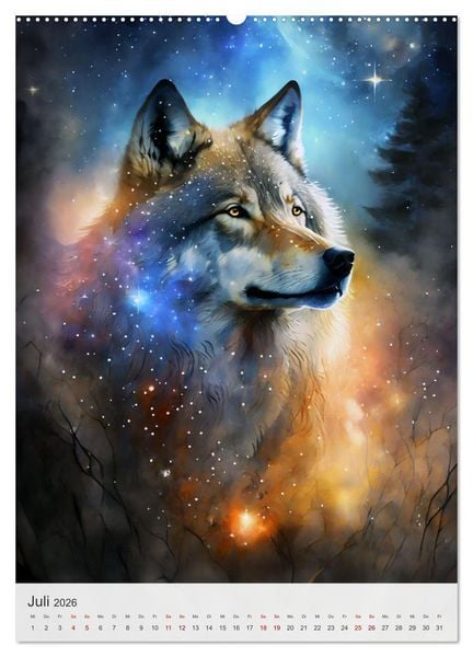 Produktbild: Mystische Begleiter (Wandkalender 2026 DIN A2 hoch), CALVENDO Monatskalender