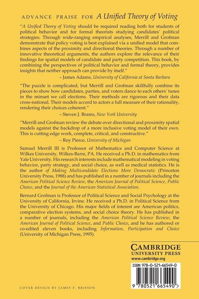 Produktbild: A Unified Theory of Voting