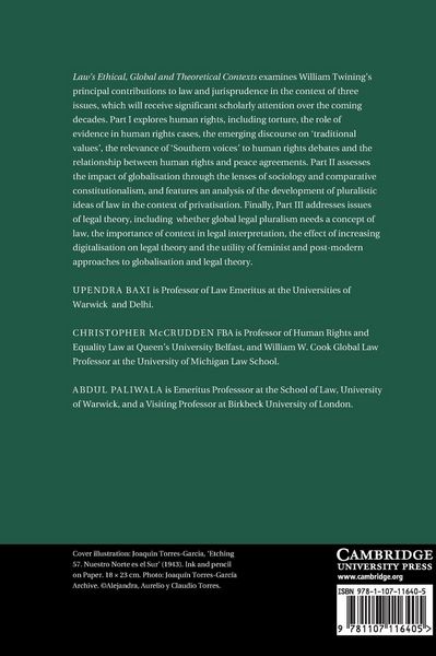 Produktbild: Law's Ethical, Global and Theoretical Contexts