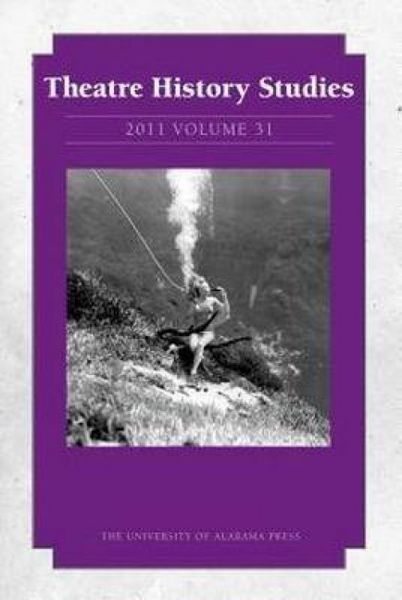 Produktbild: Theatre History Studies 2011, Vol. 31