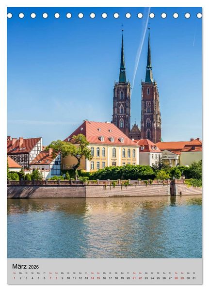 Produktbild: NIEDERSCHLESIEN Idylle und Historie (Tischkalender 2026 DIN A5 hoch), CALVENDO Monatskalender