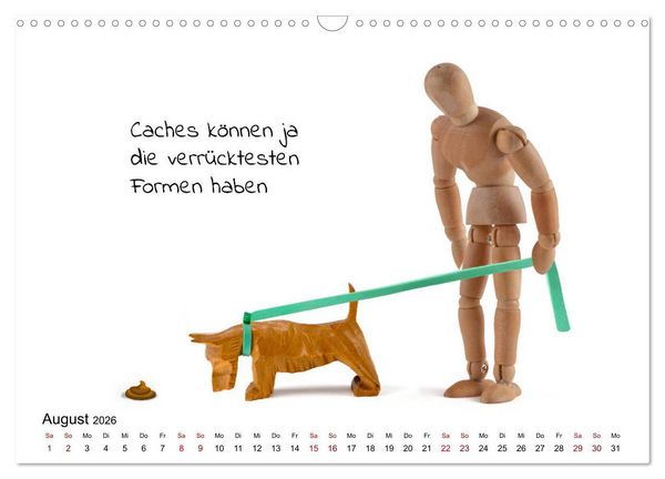 Produktbild: Ich Geocache jetzt (Wandkalender 2026 DIN A3 quer), CALVENDO Monatskalender