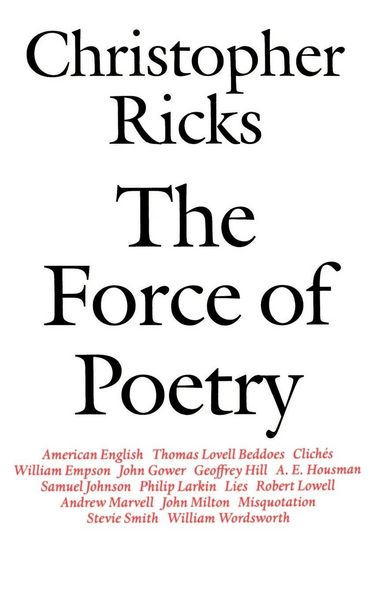 Produktbild: The Force of Poetry
